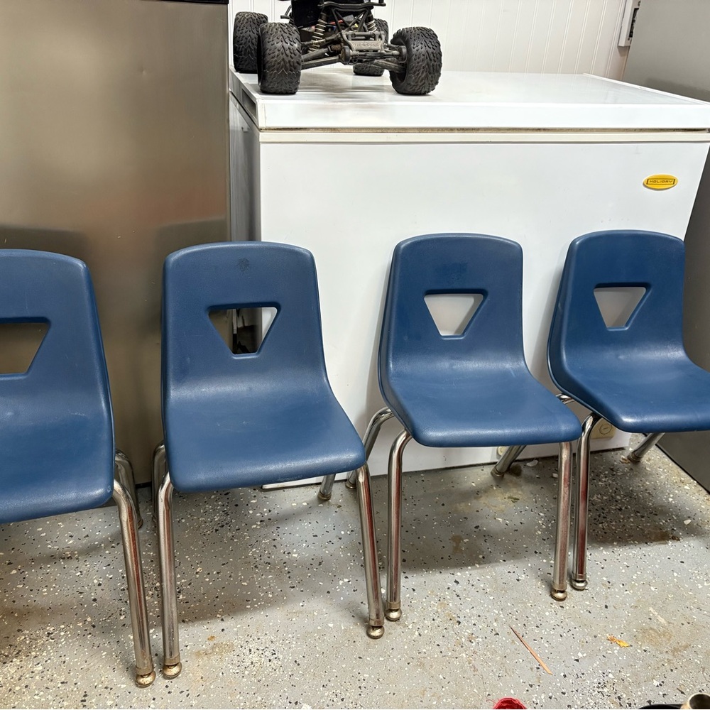 Virco 9000 series 4 Leg Stackable School Kids Chairs Set